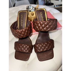 Faux Leather Heel Liliana SZ 9